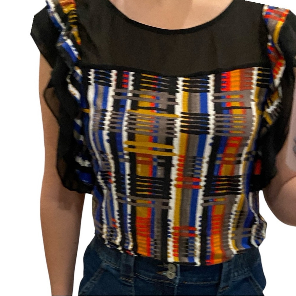 Apostrophe women’s multicolored blouse M